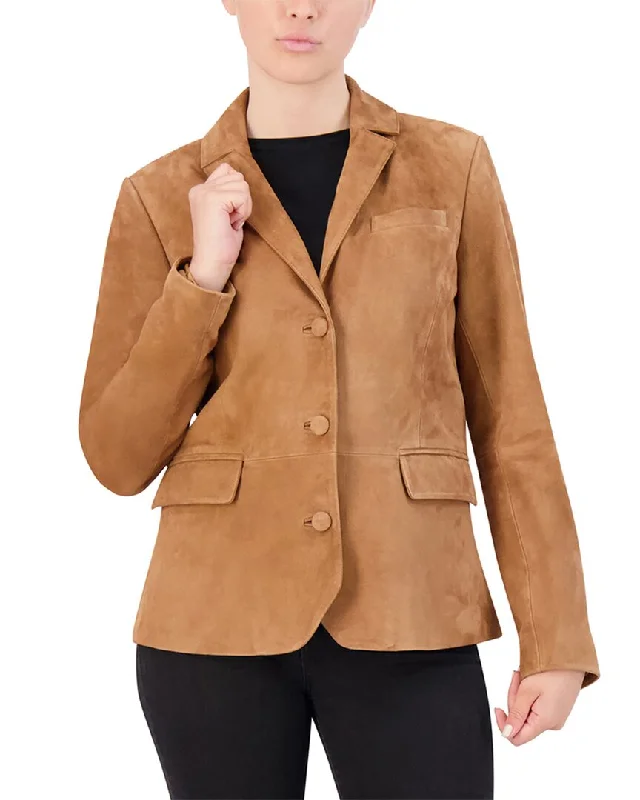 Cole Haan Suede Blazer Rayon Velvet Corduroy