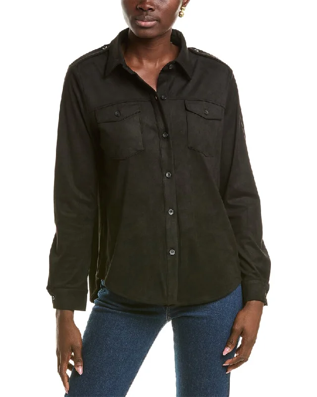 T Tahari Collared Button-Down Jacket Vest Waistcoat Gilet