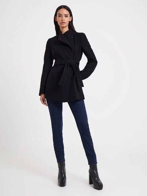 Platform Felt Crossover Coat Chenille Jacket Brocade Jacket Lace Jacket