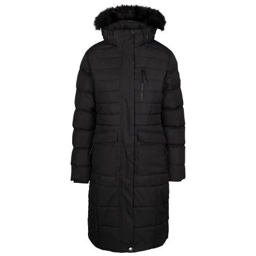 Trespass Womens/Ladies Sasha Padded Jacket Pleated Ruffled tiered