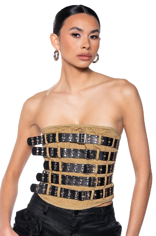 UNWAVERING FAITH BUCKLE TUBE TOP