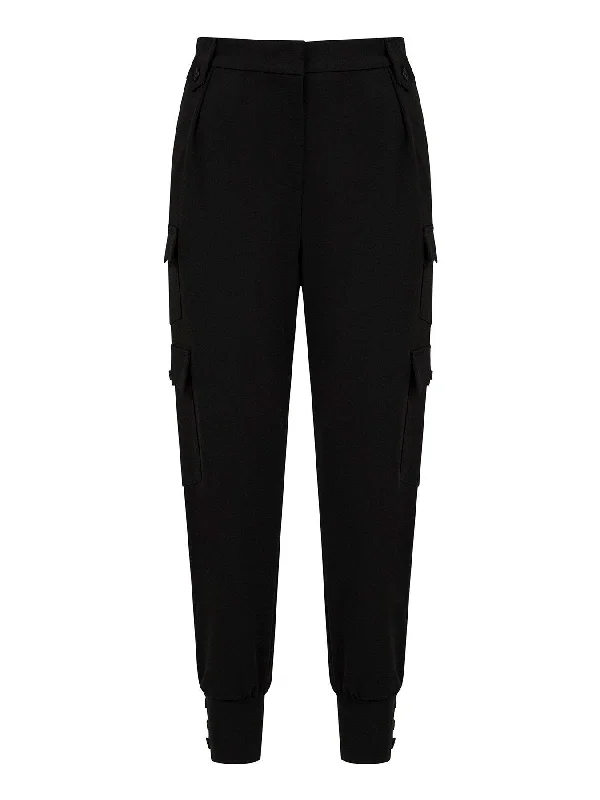 Bella Pants Flared Wide-Leg Pants