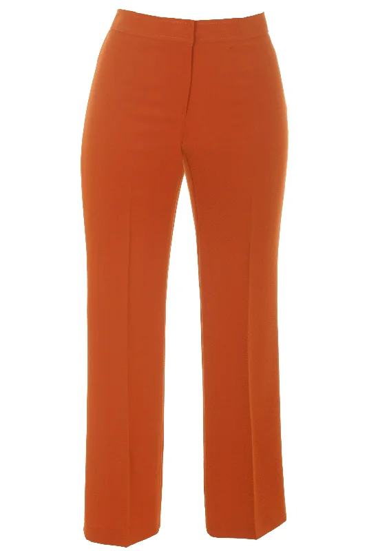 Busy Womens Terracotta Orange Trousers