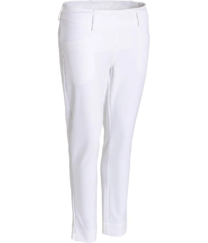 Women Grace 4 ways stretch 7/8 Trousers Flared Wide-Leg Pants